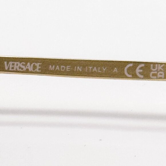 NEW VE2283 1002/87 VERSACE GOLD GREY AVIATOR SUNGLASSES VERSACE VE2283 100287 - Picture 9 of 10